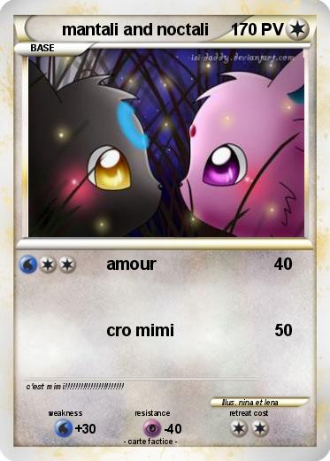 Pokemon mantali and noctali