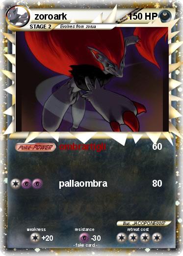Pokemon zoroark