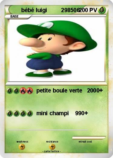 Pokemon bébé luigi         298506