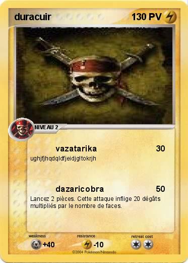 Pokemon duracuir