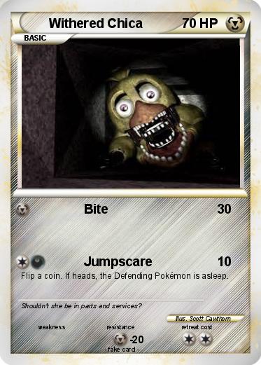 Pokemon Withered Chica