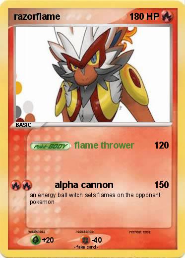 Pokemon razorflame