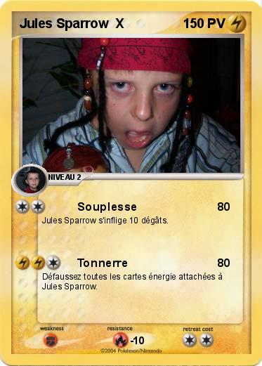 Pokemon Jules Sparrow  X
