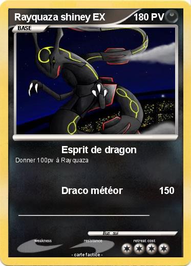 Pokemon Rayquaza shiney EX