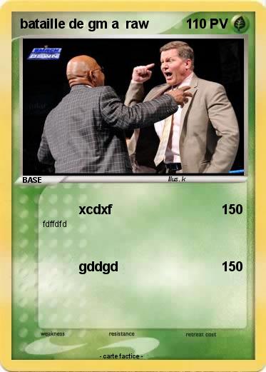 Pokemon bataille de gm a  raw