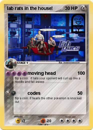 Pokemon lab rats in the house!