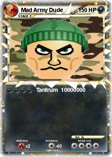 Pokemon Mad Army Dude