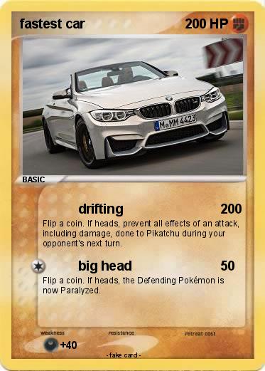 Pokemon fastest car