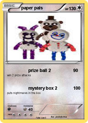Pokemon paper pals
