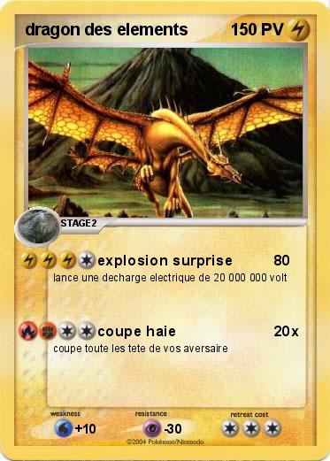 Pokemon dragon des elements