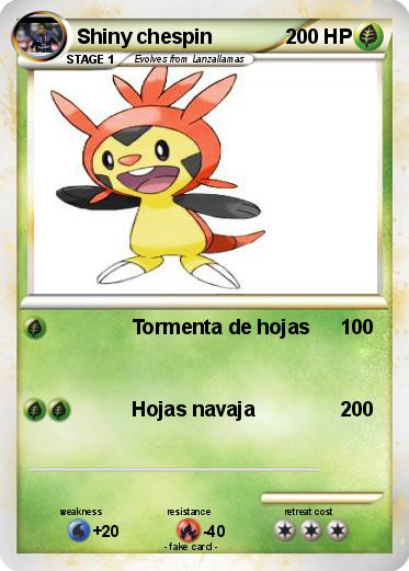 Pokemon Shiny chespin