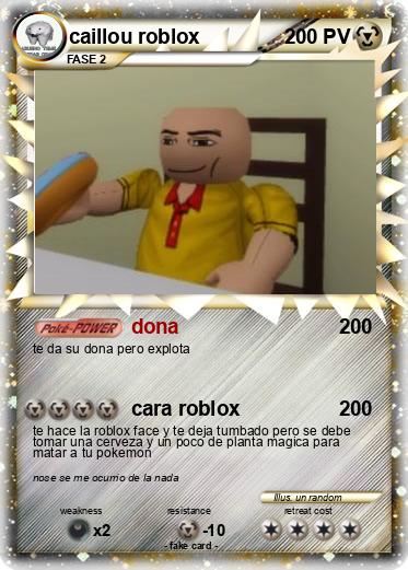 Pokemon caillou roblox