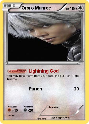 Pokemon Ororo Munroe