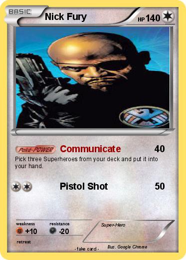 Pokemon Nick Fury