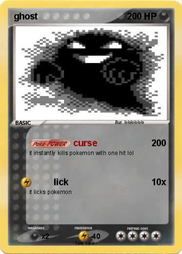 Pokemon ghost