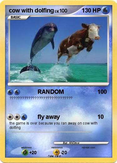 Pokemon cow with dolfing