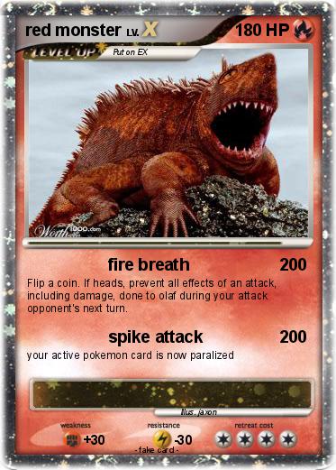 Pokemon red monster
