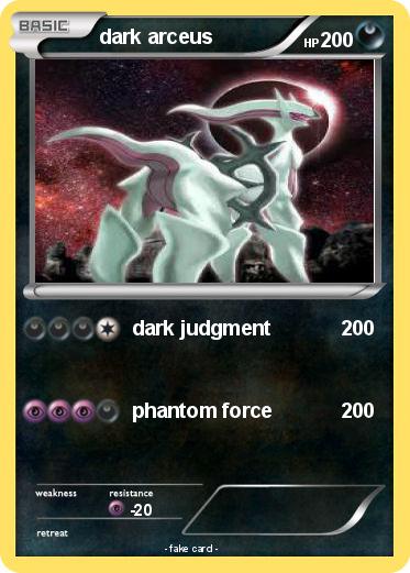 Pokemon dark arceus
