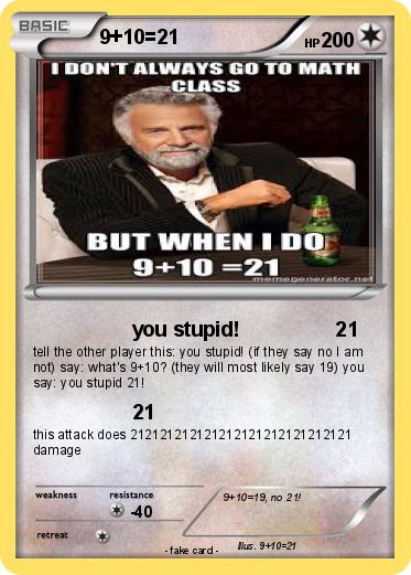 Pokemon 9+10=21