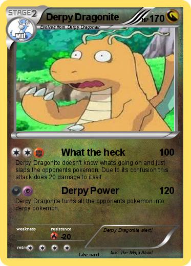Pokemon Derpy Dragonite