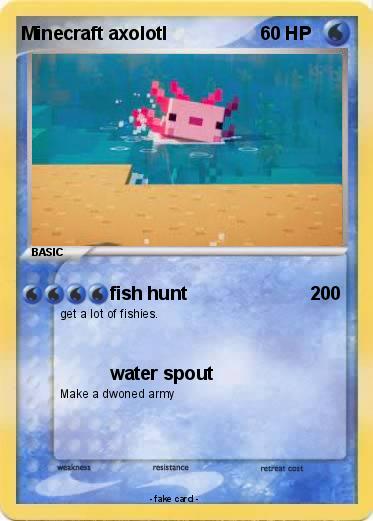 Pokemon Minecraft axolotl