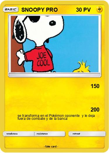 Pokemon SNOOPY PRO