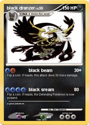 Pokemon black dranzer