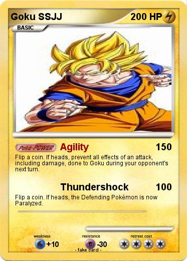 Pokemon Goku SSJJ