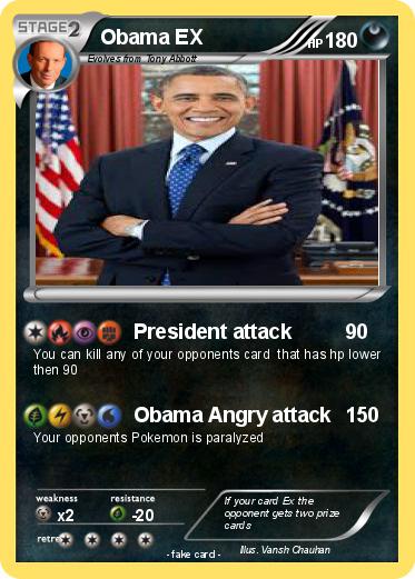 Pokemon Obama EX
