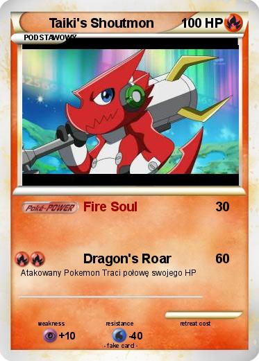 Pokemon Taiki's Shoutmon