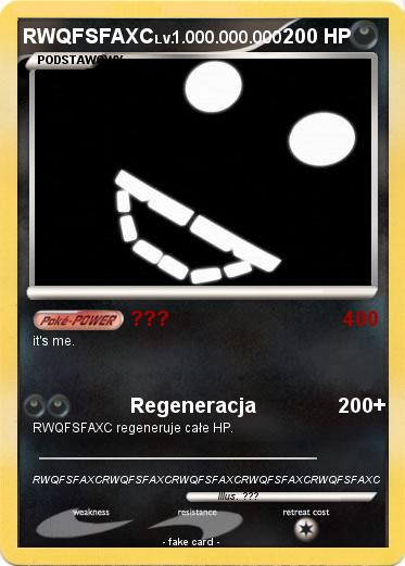 Pokemon RWQFSFAXC