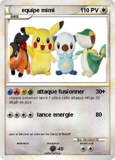 Pokemon equipe mimi