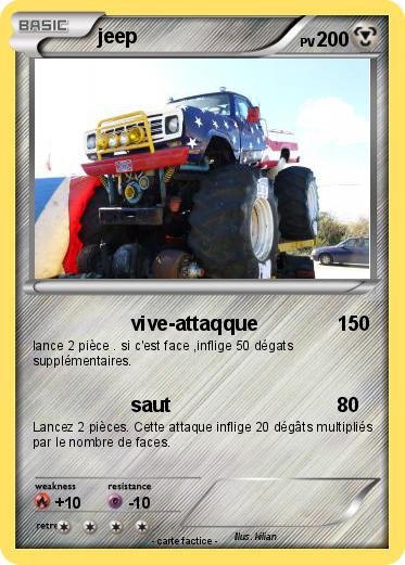 Pokemon jeep