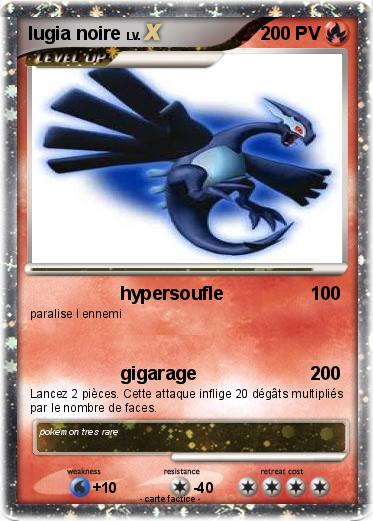 Pokemon lugia noire