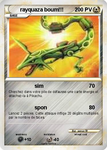 Pokemon rayquaza boum!!!