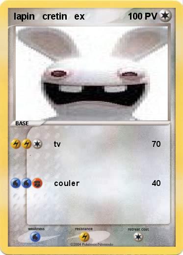 Pokemon lapin   cretin   ex