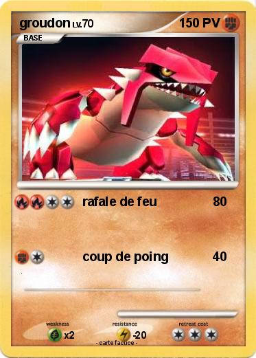 Pokemon groudon