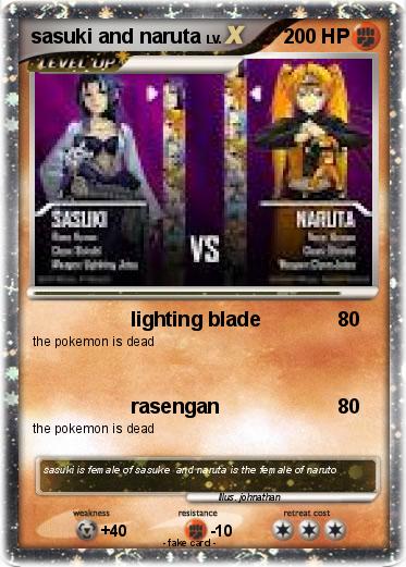 Pokemon sasuki and naruta