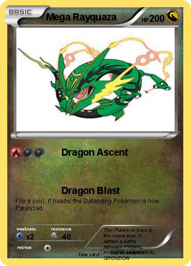 Pokemon Mega Rayquaza