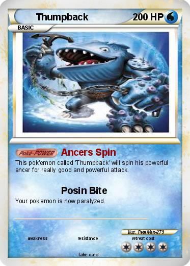 Pokemon Thumpback