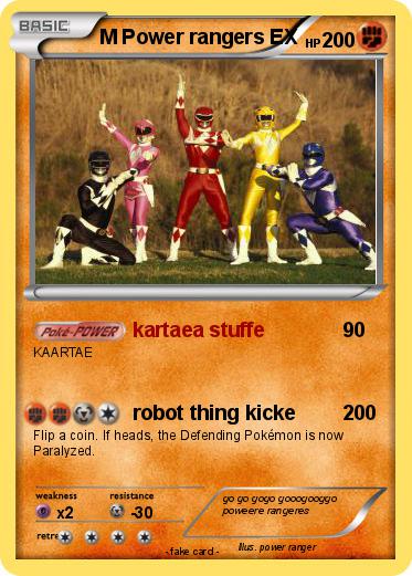 Pokemon M Power rangers EX