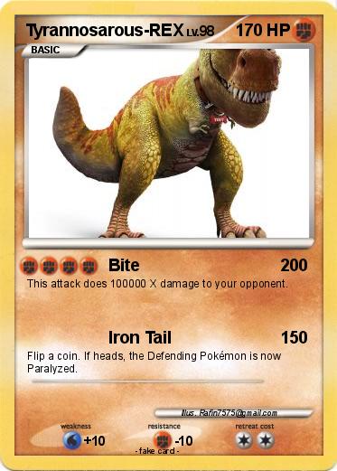 Pokemon Tyrannosarous-REX