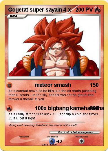 Pokemon Gogetat super sayain 4 x
