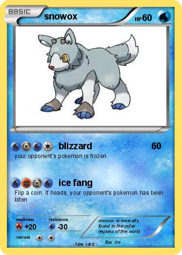 Pokemon snowox