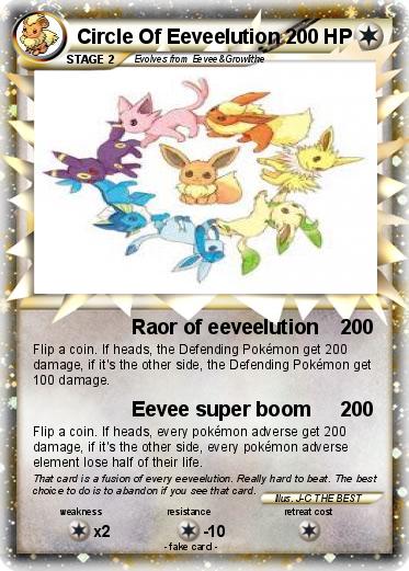 Pokemon Circle Of Eeveelution