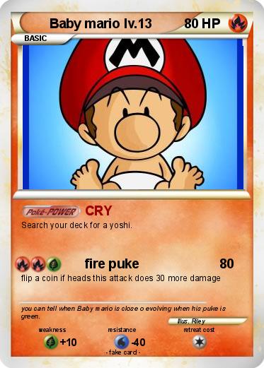 Pokemon Baby mario lv.13