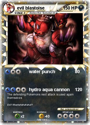 Pokemon evil blastoise