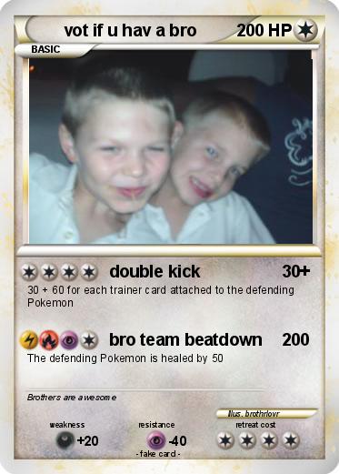 Pokemon vot if u hav a bro