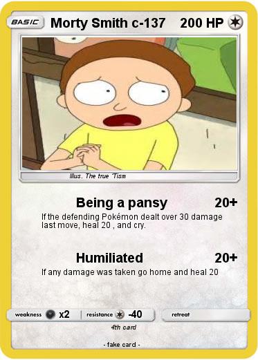 Pokemon Morty Smith c-137