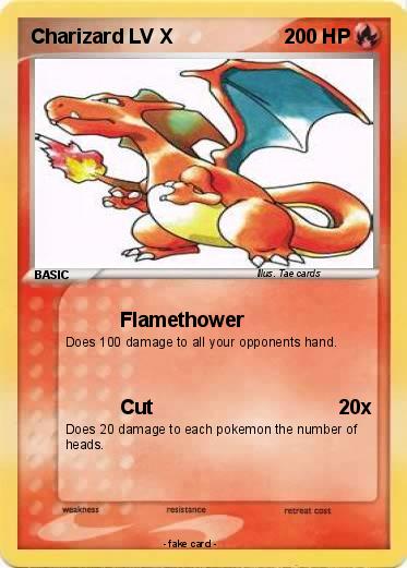 Pokemon Charizard LV X
